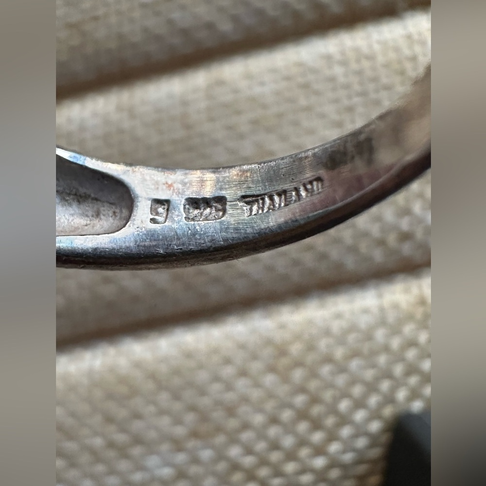 925 Hematite Ring - image 3